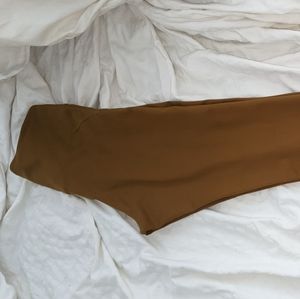 Girlfriend collective, highrise leggings, small mustard